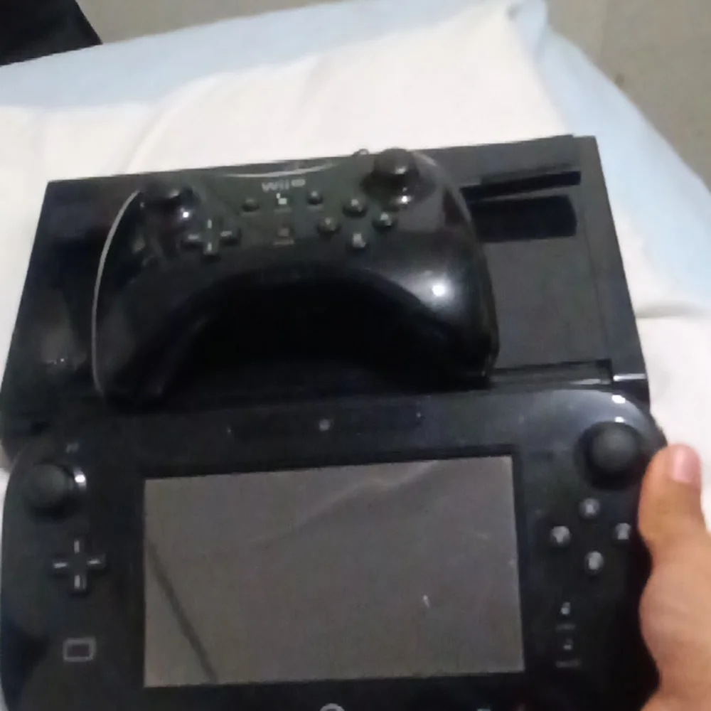 Black Wii U Console with Controller